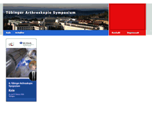 Tablet Screenshot of gelenksymposium.de
